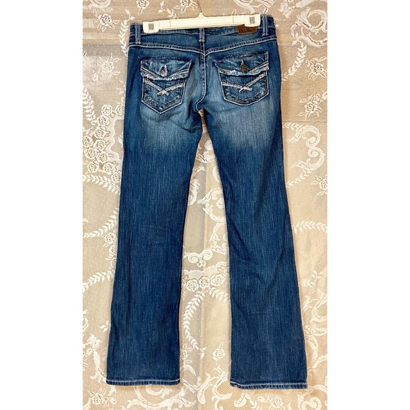BKE Stella Women's Jeans Size 27, Embellished Decor on Back Flap Pockets - Picture 3 of 5